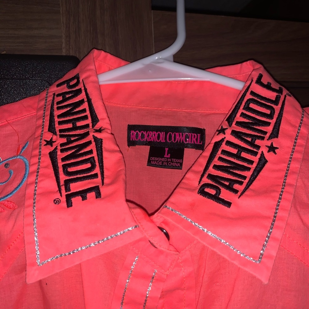 Rock and Roll Cowgirl long sleeve button down